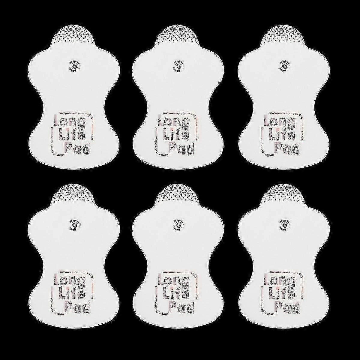 12pcs/6pairs Replacement For Omron Massagers Elepuls Long Life Pad