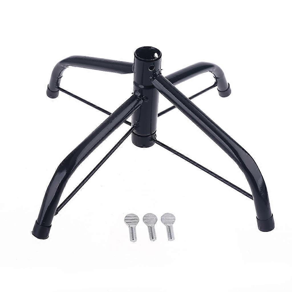 Christmas Tree Stand Metal Bracket with Thumb Screw Heavy Duty Artificial Tree Base Foldable Tree Stand Universal