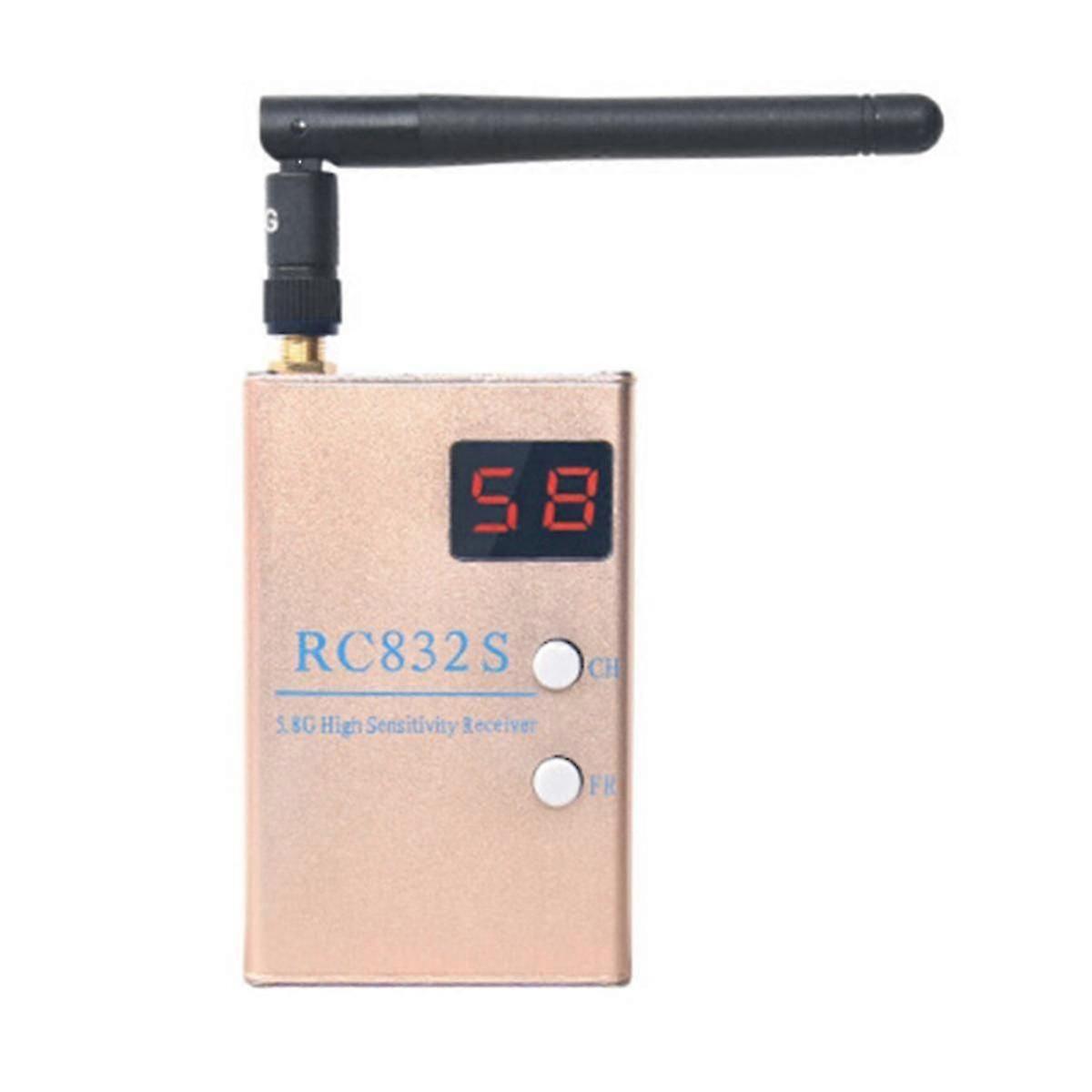 RC832S FPV 5.8G 48CH Receiver Video Audio AV Receiver for Quadcopter F450 S500 S550 RC832