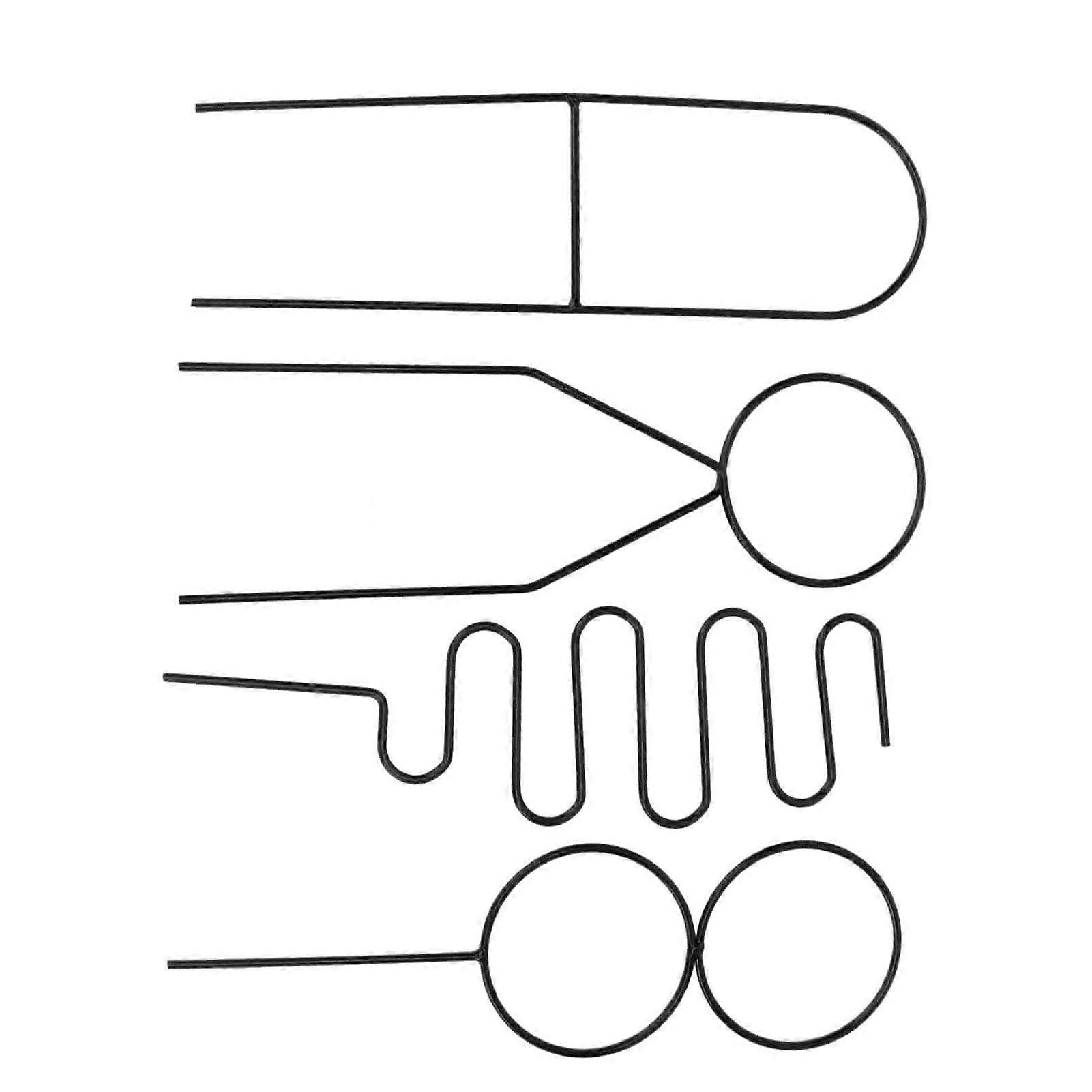 屋内つる植物のための植物トレリス観葉植物屋外庭鉢植え植物金属つるアイビーブラックの4パターン