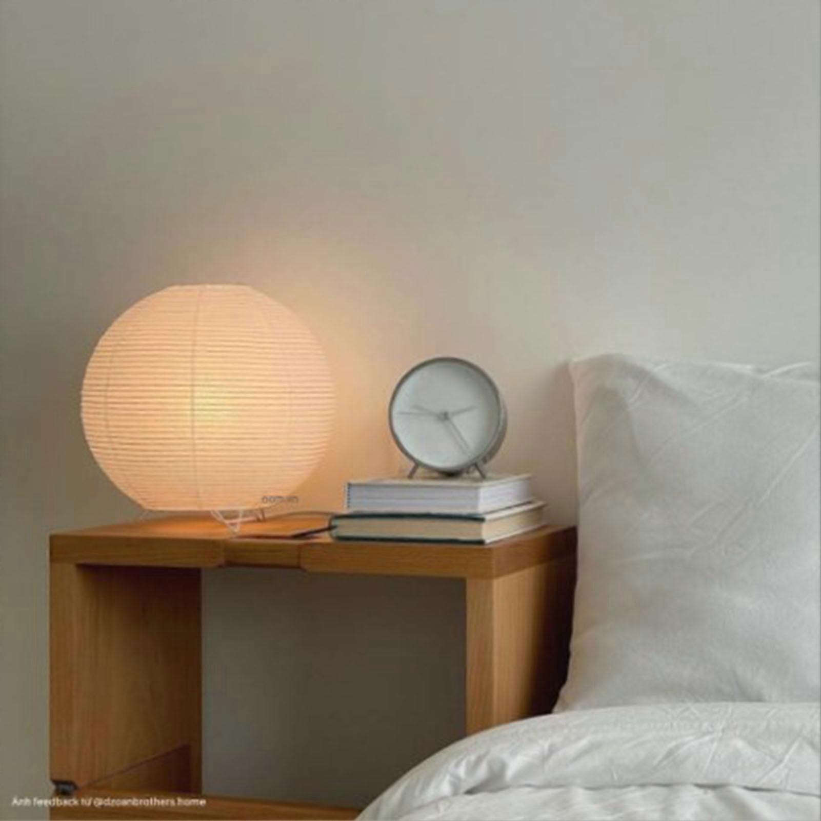 Night Light Cover Round Shaped Soft Lighting Prevent Deformation Paper Lamp Shade for Bedside Table 