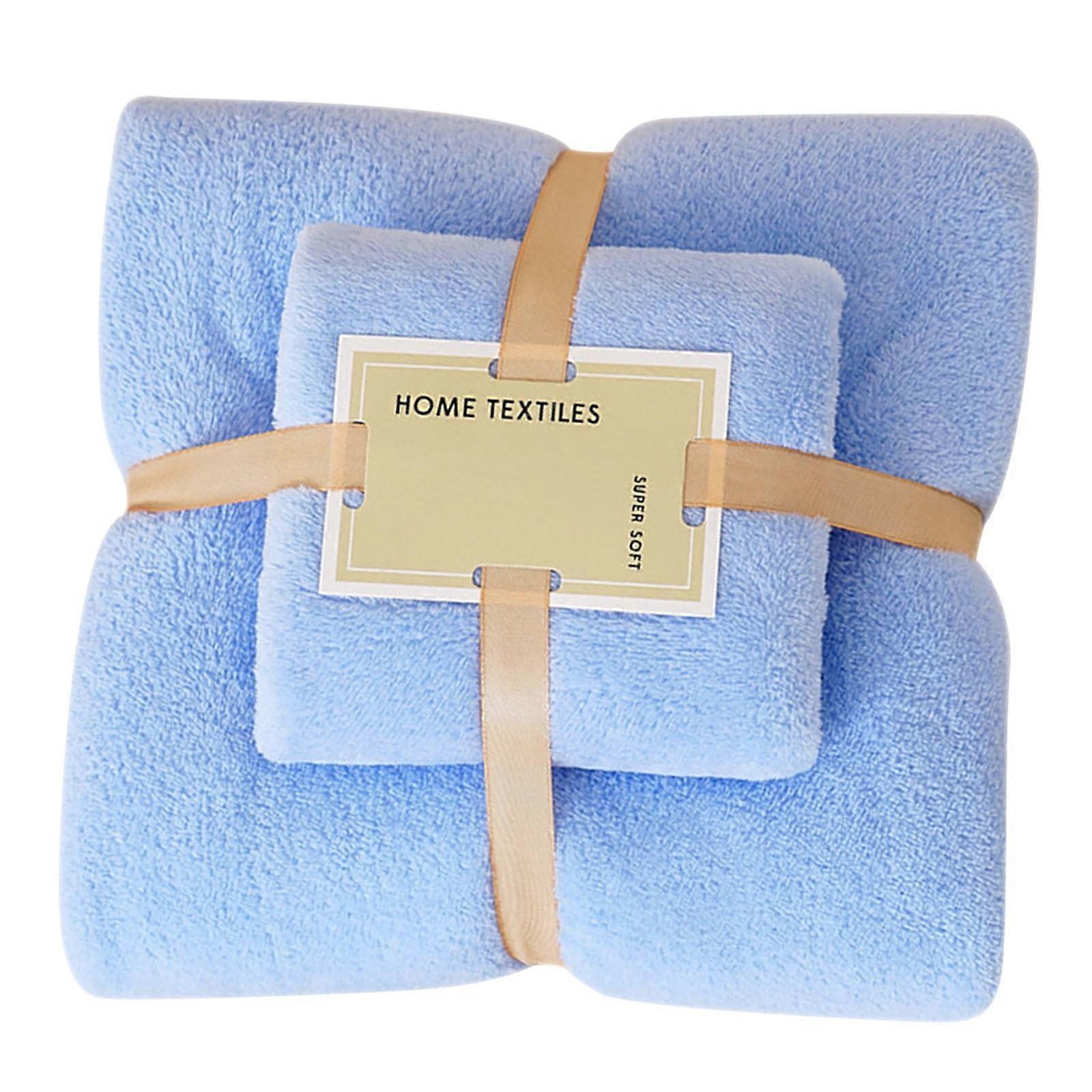 ZKCCNUK Bath Towels Clearance Cotton 2 In 1 Bath Towel And Face Towel Soft-Bath Towels Set OF 55.1" x 28.7"