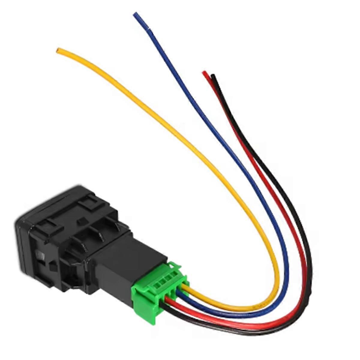 1Pcs 5 Pin Car Fog Light Switch for Tiida Kicks 4-Connect Wire Control Button 12V