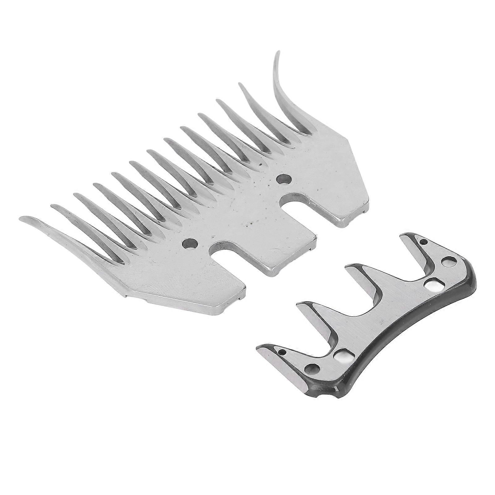 Sheep Shears Blade Curved 13 Teeth Wool Clipper Comb Cutter Trimmer Accessory Set Kit