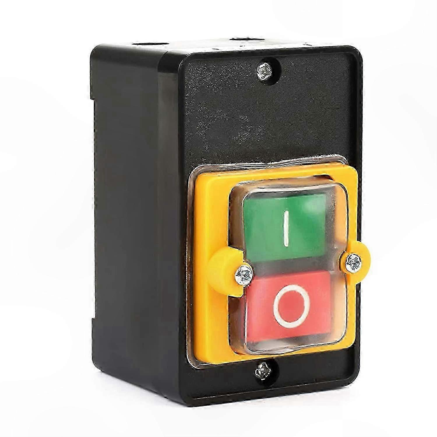 Waterproof Push Button Switch 220V/380V 10A, On Off Power Control for Machine Tool