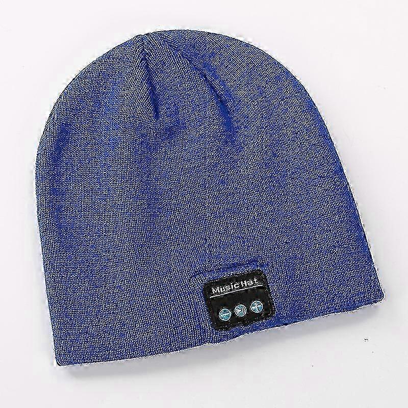 Wireless Bluetooth Music Winter Knitted Hat with Hands-Free Calling for Men