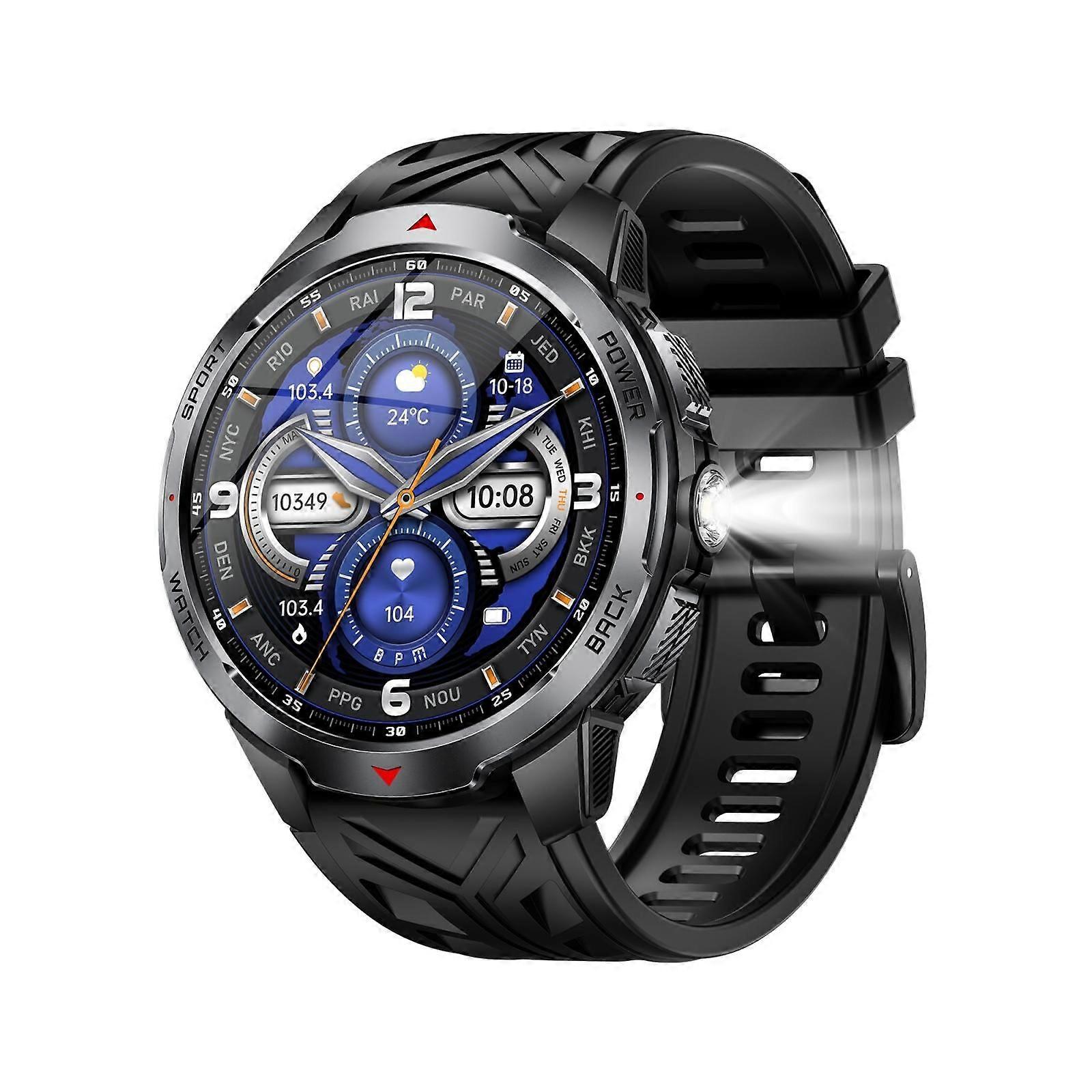 KT88 1.7 inch Screen Smart Bluetooth Watch with Flashlight