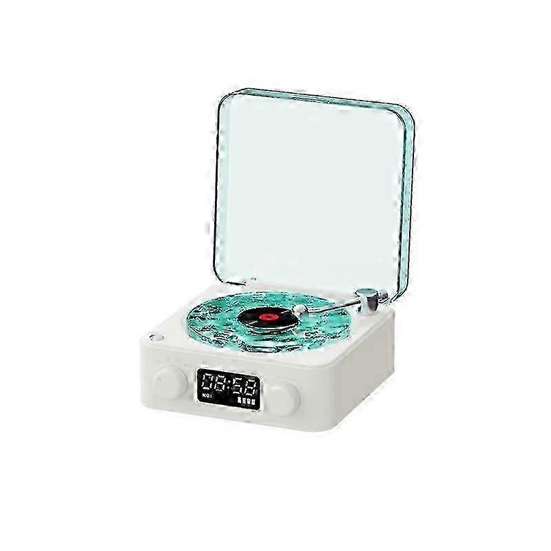 Mini Retro White Noise Bluetooth Speaker Portable Vintage Sleep Aid Bluetooth Speaker Subwoofer with RGB Light Support TF Card