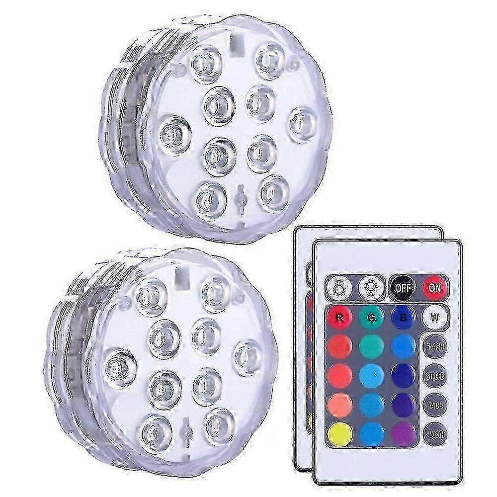 Waterproof Submersible LED Pool Light Color Changing LED Pool Light with Remote Control, IP68, 16 Colors