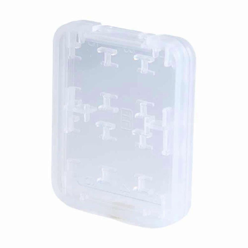 1 PC Protector Holder Micro Box For SD SDHC TF MS Memory Card Storage Case R7 D6E3