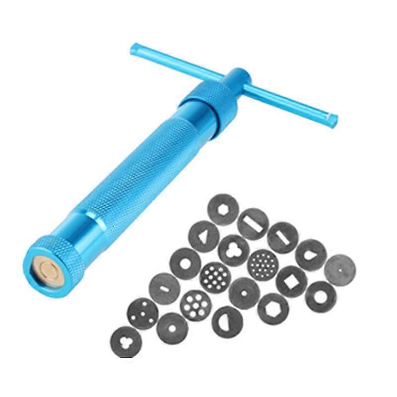 1 stk. gør-det-selv bageredskaber, mudderpresser, mudderpresser, slamstøbeform i rustfrit stål