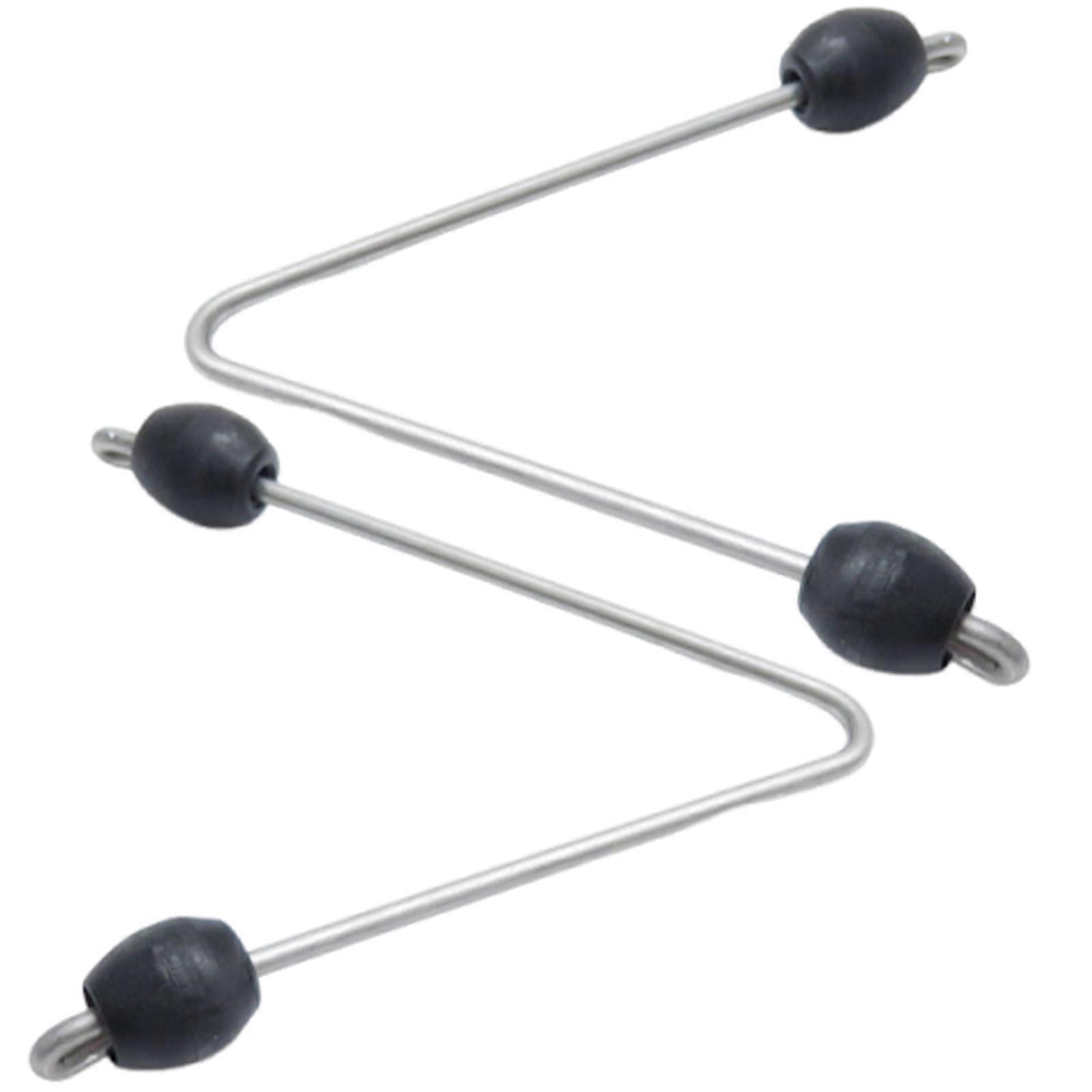 2pcs Underwater Spear Connection Accessory Spearfishing Connector Fishing Tool V-Shape Wishbone Latex Tube Adapter Multicolor