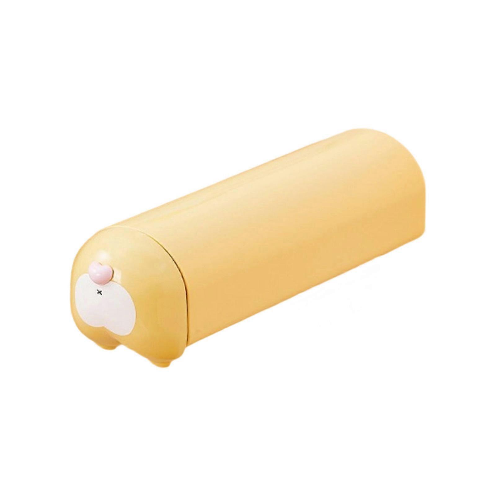 Wall Mounted Storage Organizers for Underwear and Small Items With Dustproof Designs Easy Installation Space Saving  Yellow