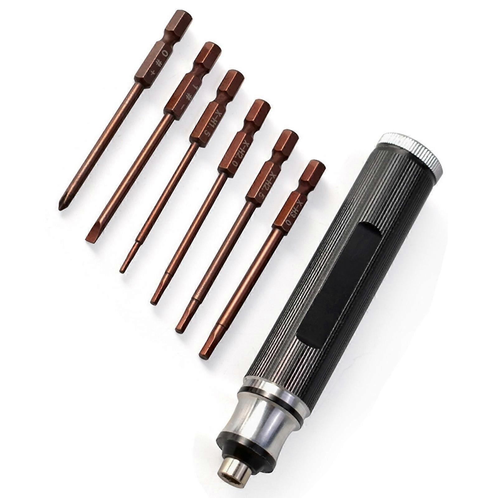 Multifunction Remote Control Vehicle Repair Tool Hexagonal Bit Screwdriver for Multiple Remote Control Models Multicolor