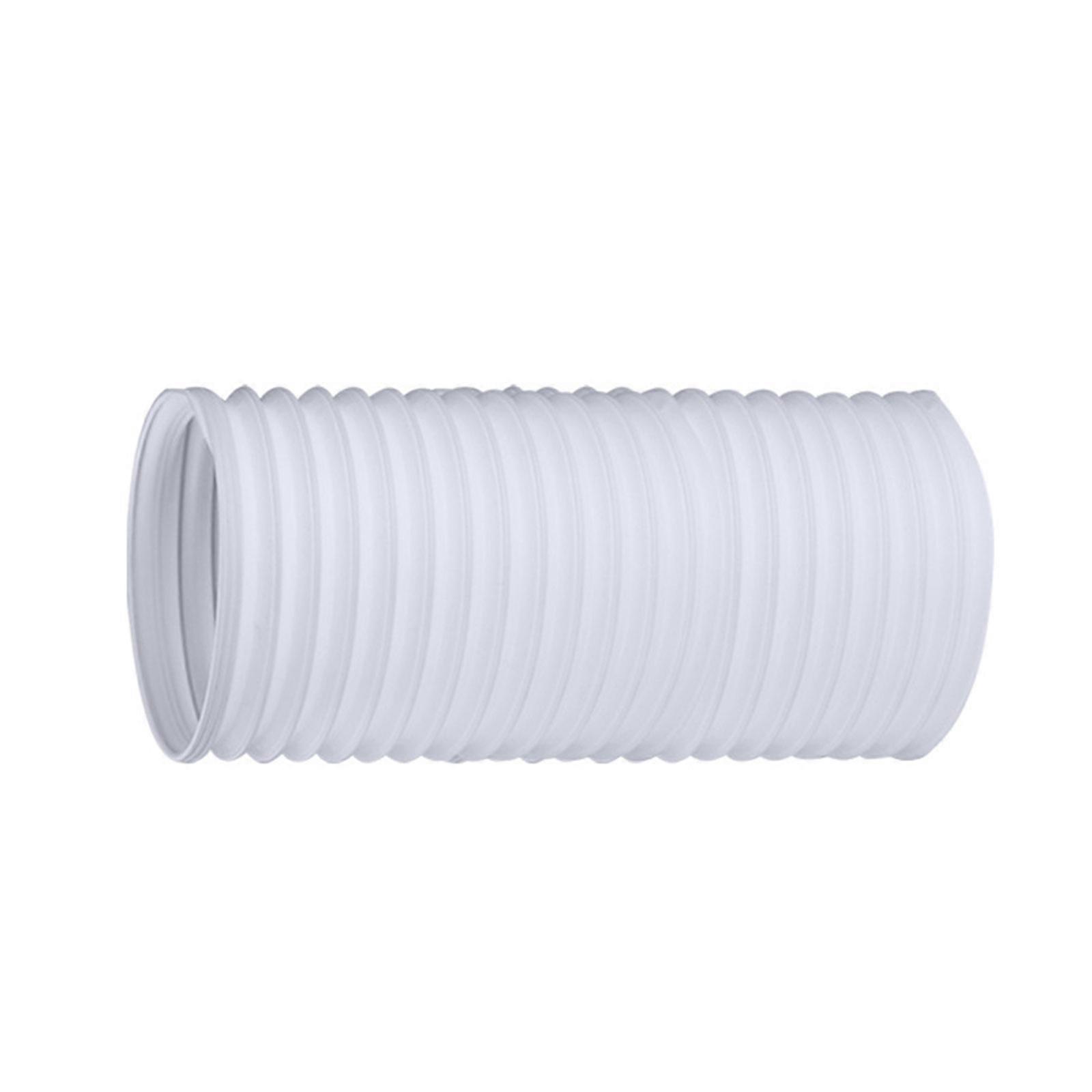Multifuntional Cooling Exhaust Tube 5.12/5.91inch Diameter Adjustable Length Connection Sealed Joints Plastic Texture  1.5M
