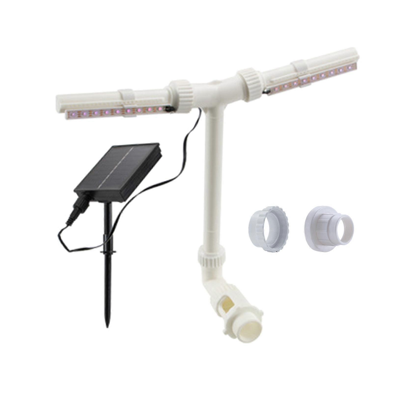 Solar Power Fountains Support Smartphone Control 6 Lighting Mode Adjustable Water Flow For Outdoor Garden Pool Multicolor