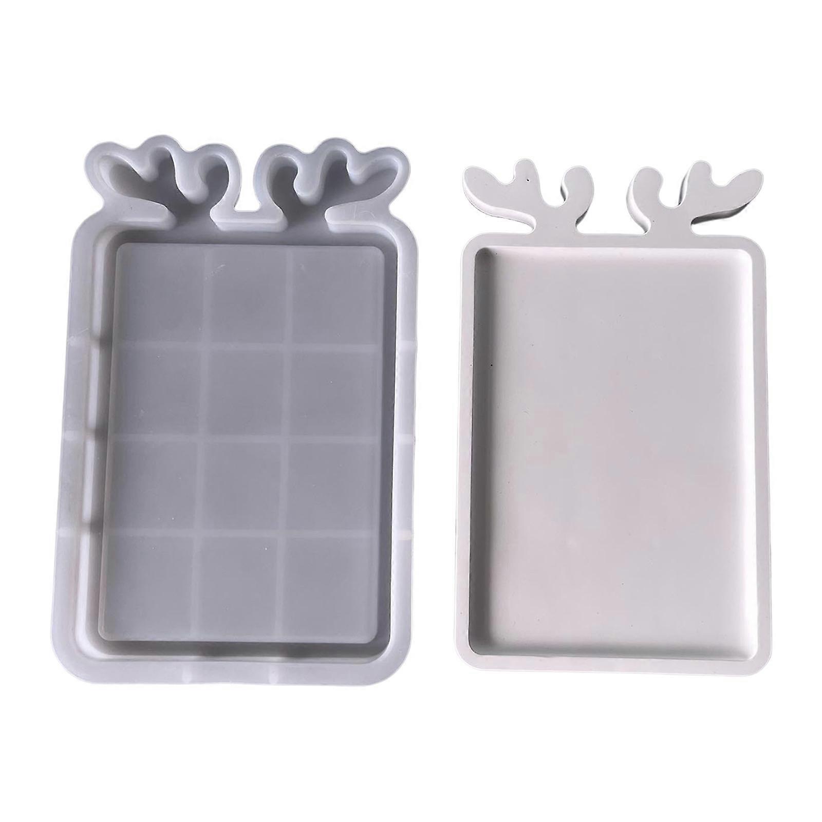 Resin Tray Mold ewelry Plate Mould for Resin Epoxy Casting Display Trinket Candle Holders Soap Dish Storage Container Multicolor