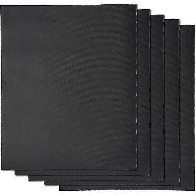 Barbecue Baking Mats Set of 5 XL Grill Mats Non-Stick Reusable Sheets