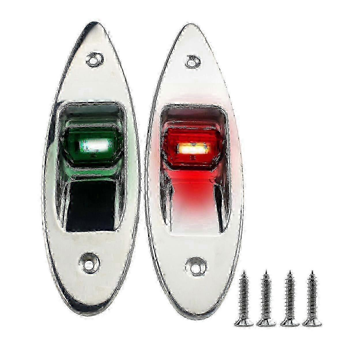 Led Two-color Signal Lights Marine Universal Navigation Lights Navigation Lights Boat Supplies-Good