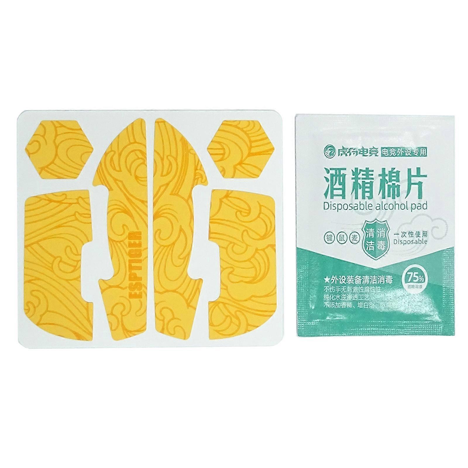 Mouse Anti-Slip Elastics Refined Side Grips for  G Pro Wireless Mouse Skin Sweat Resistant Grips without Mouse  Yellow