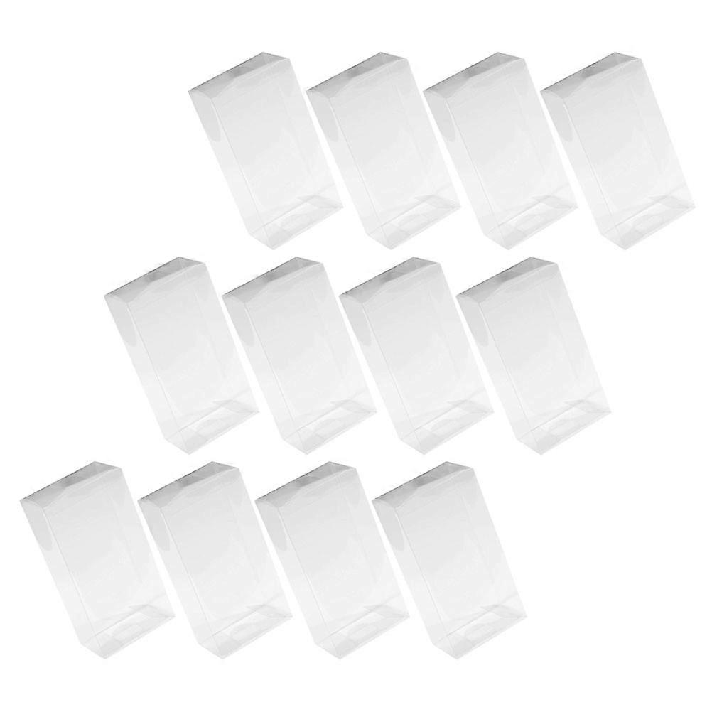 12pcs Transparent Ice Cream Boxes Mousse Packaging Boxes Clear Dessert Boxes