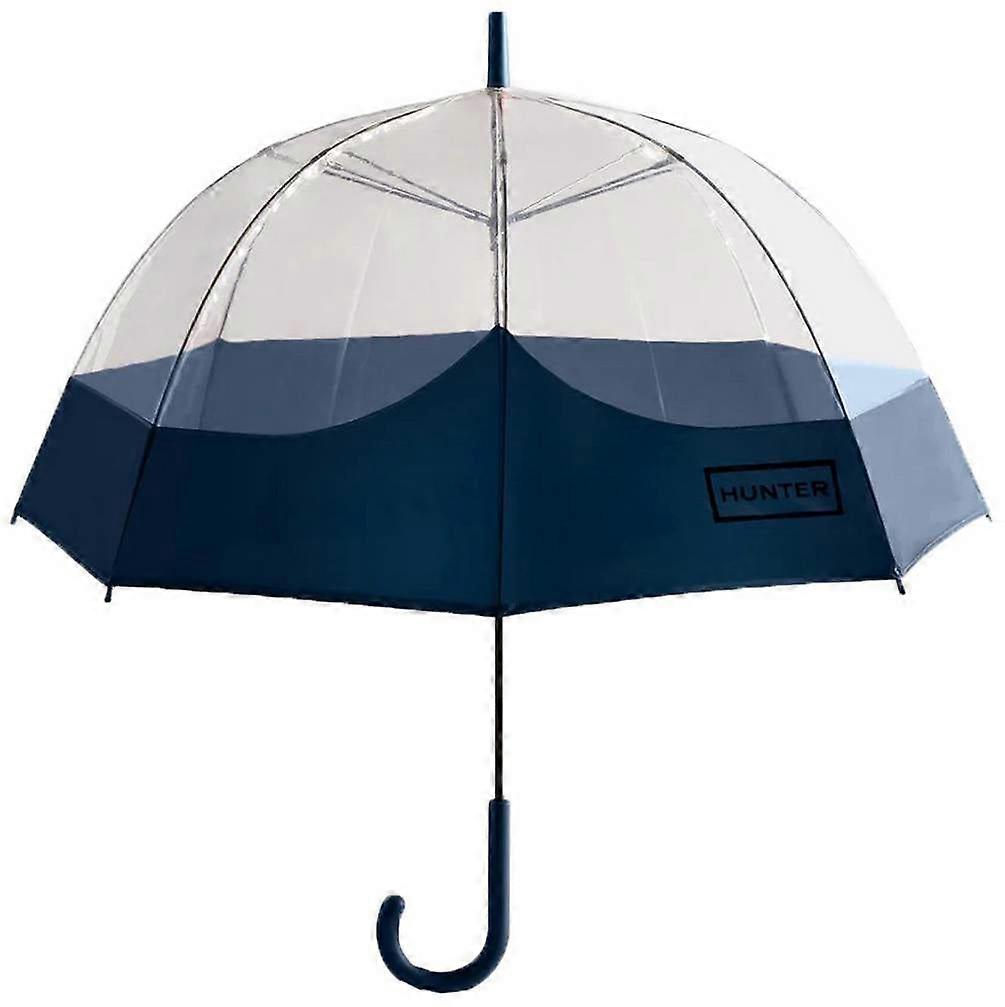 Hunter Transparent Moustache Bubble Umbrella - Navy