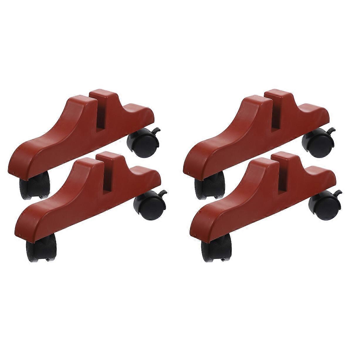 4 Pcs Screen Divider Stand with Wheel Stable Divider Base Screen Panel Bracket Divider Feet Screen Roller