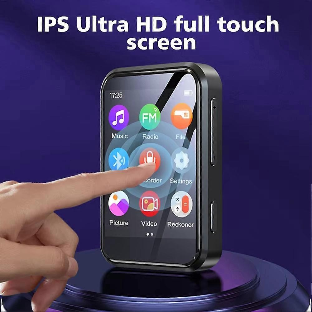 Portable MP3 Player Bluetooth 5.4 HiFi Music Player MP3 Walkman Touch Screen Speaker Recorder Camera Video Playback
