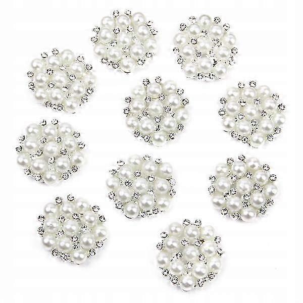 Wooden Buttons Number Shape Fi 20 Mm White 1 Pc.