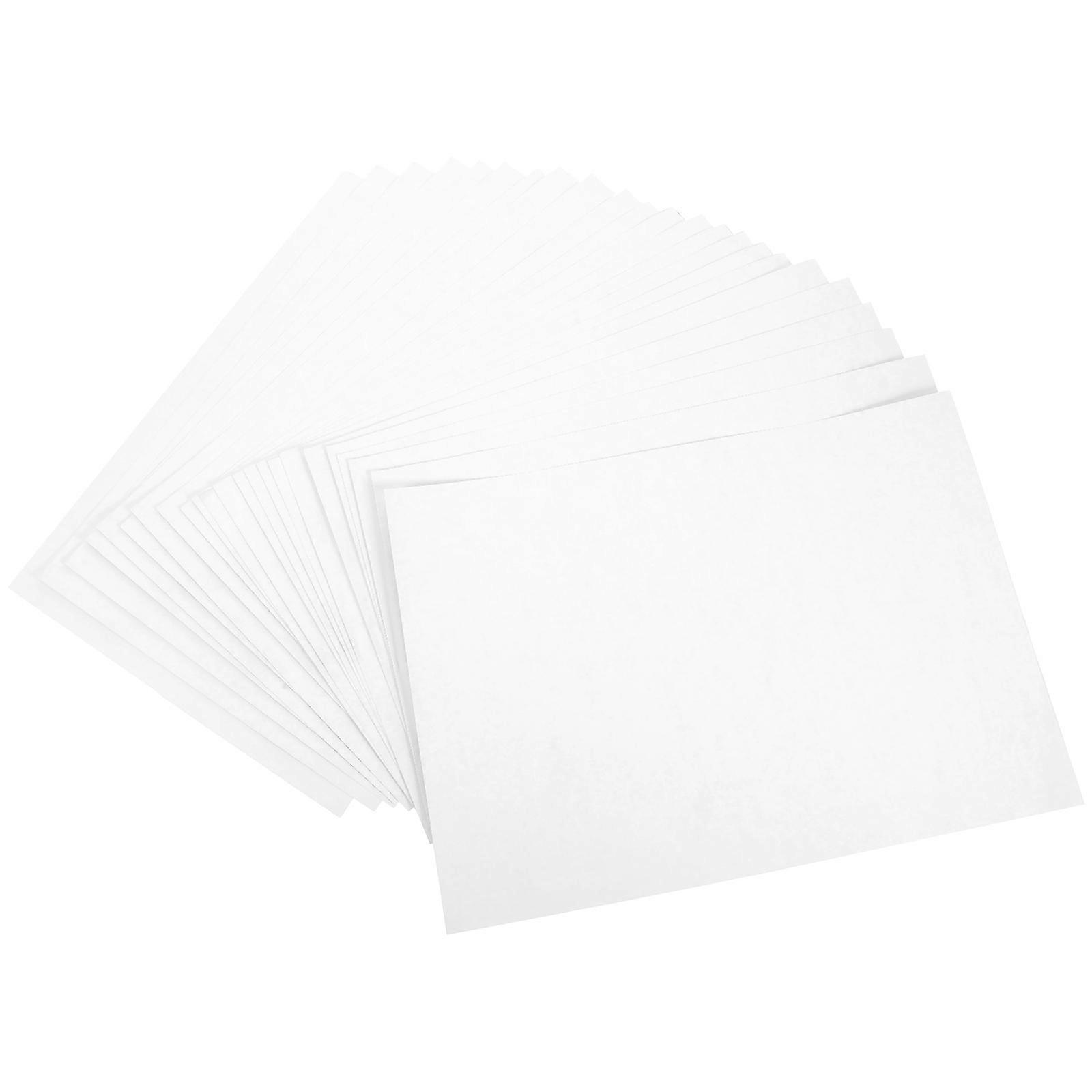 White Adhesive Mailing Address Labels Printable Sticker Paper 50 Sheets