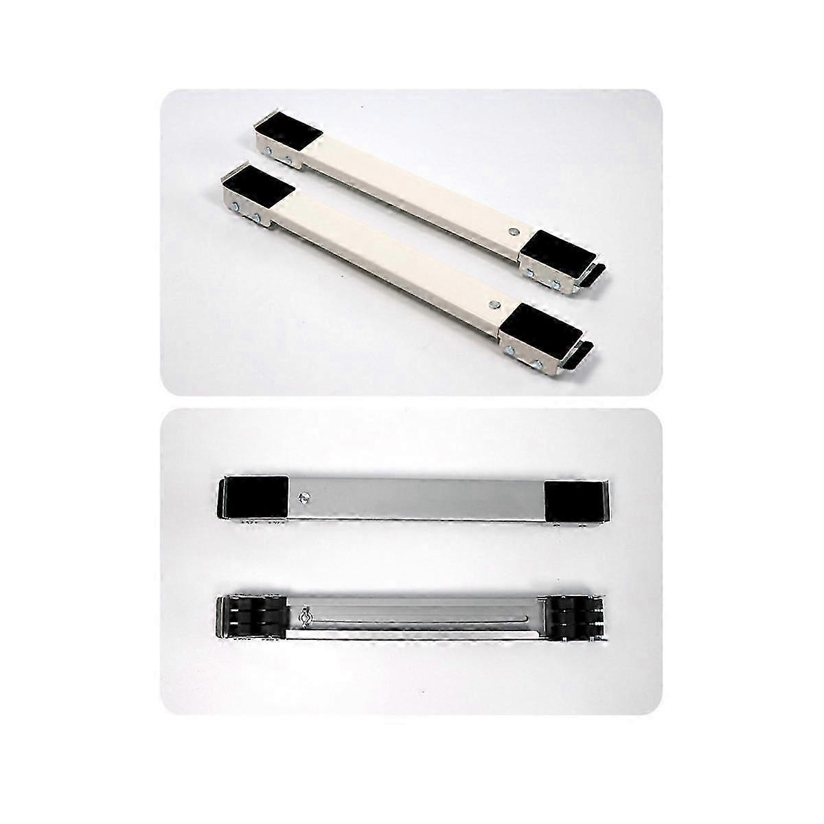 Telescopic Washing Machine Base Stand Adjustable for Dryer and Fridge Wheels