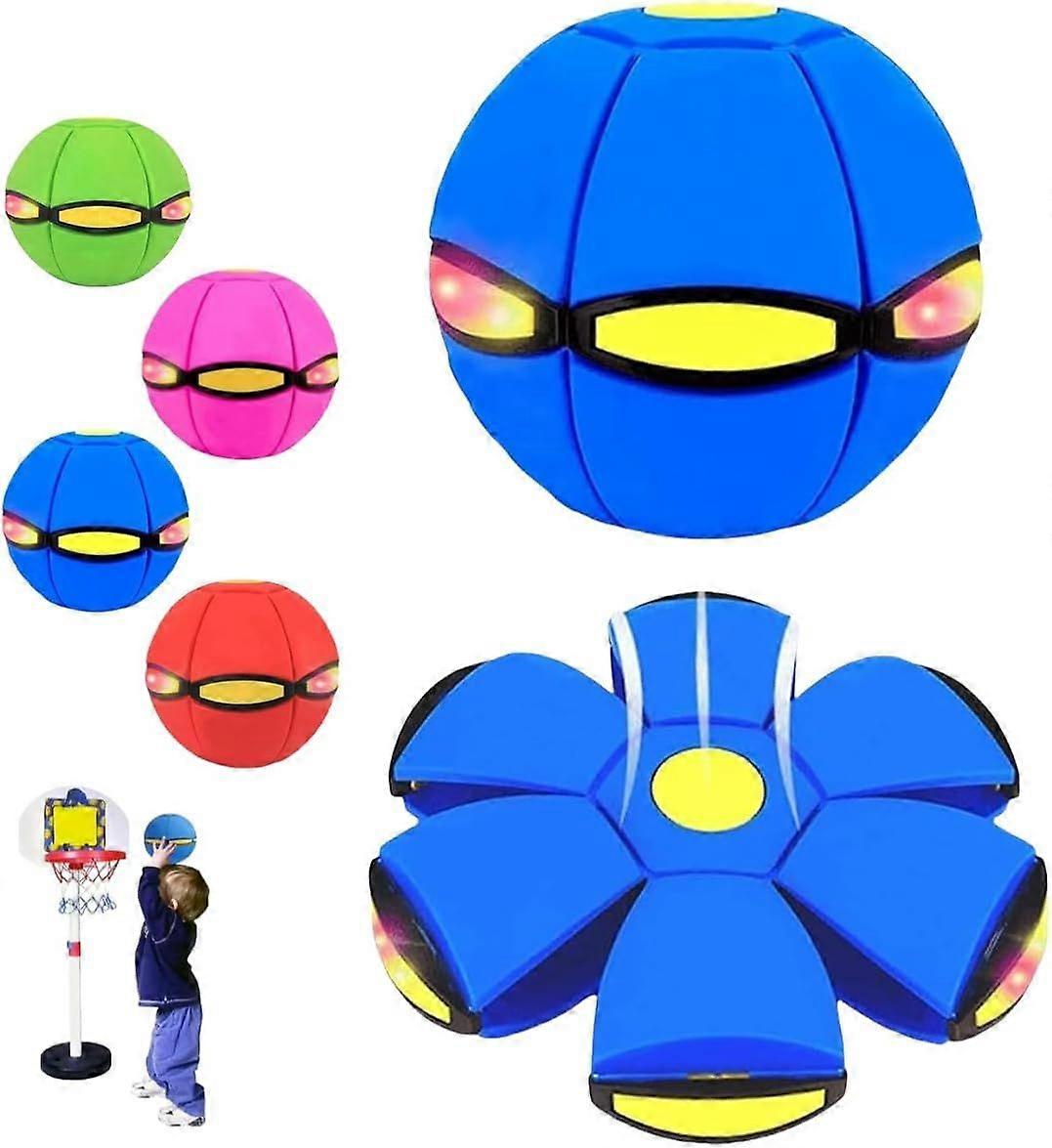 Quality Magic Bouncing Ball Magic Ball Magic Meta Balls Dual Form Freely Switchable Bola mgica with 6 Light Parent-Child Interaction for Christmas Out