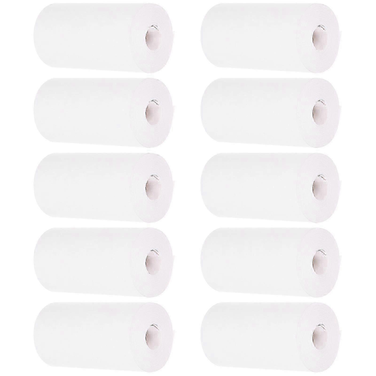 Thermal Pos Paper Roll Compatible With Printers Office Use School Use 10 Rolls Of White Paper