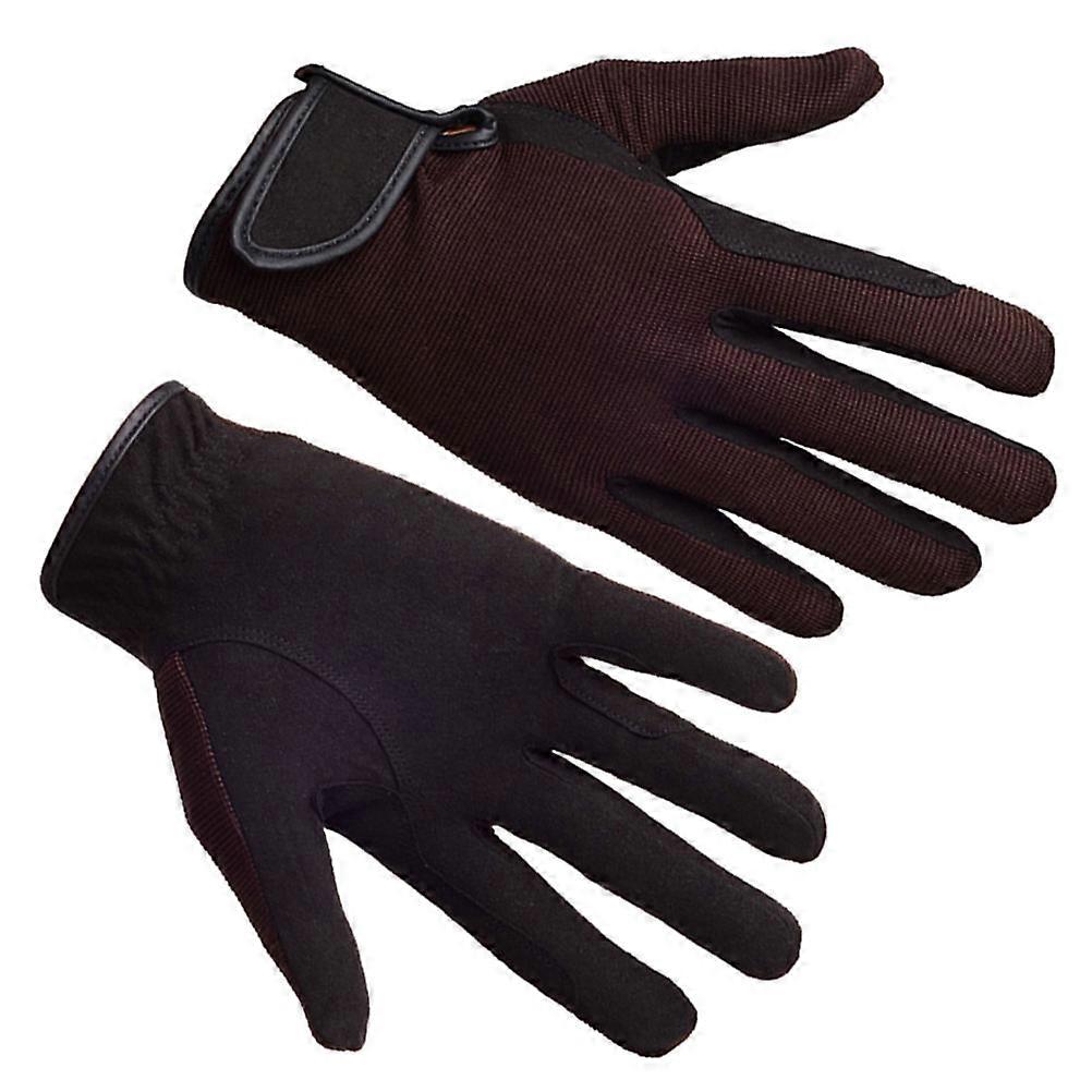 Reithandschuhe, 1 Paar, Farbe: Kaffee