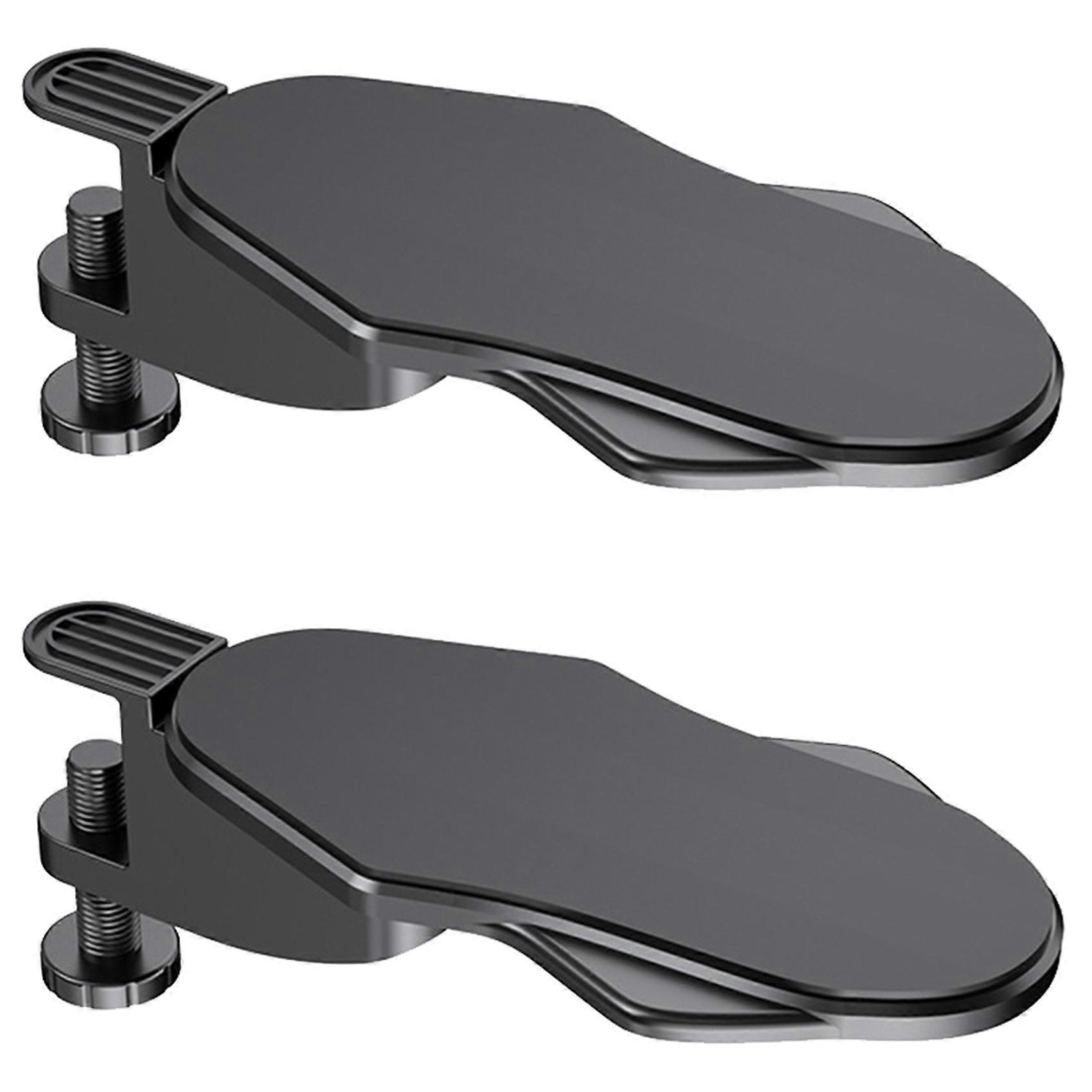 2X Computer Armrest Pad, Adjustable Computer Wrist Rest, Desktop Extender Ergonomic Office Arm Support Game Pad-A