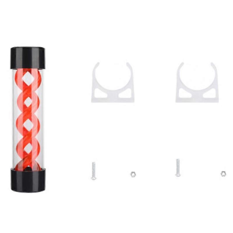 200mm Water Cooling PC Water Tank with G1/4 Thread for Cooler(Red)