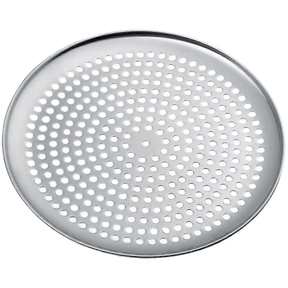 Edelstahl-Pizzabackform mit Löchern Pizzabackform Haushaltsofen-Pizzablech