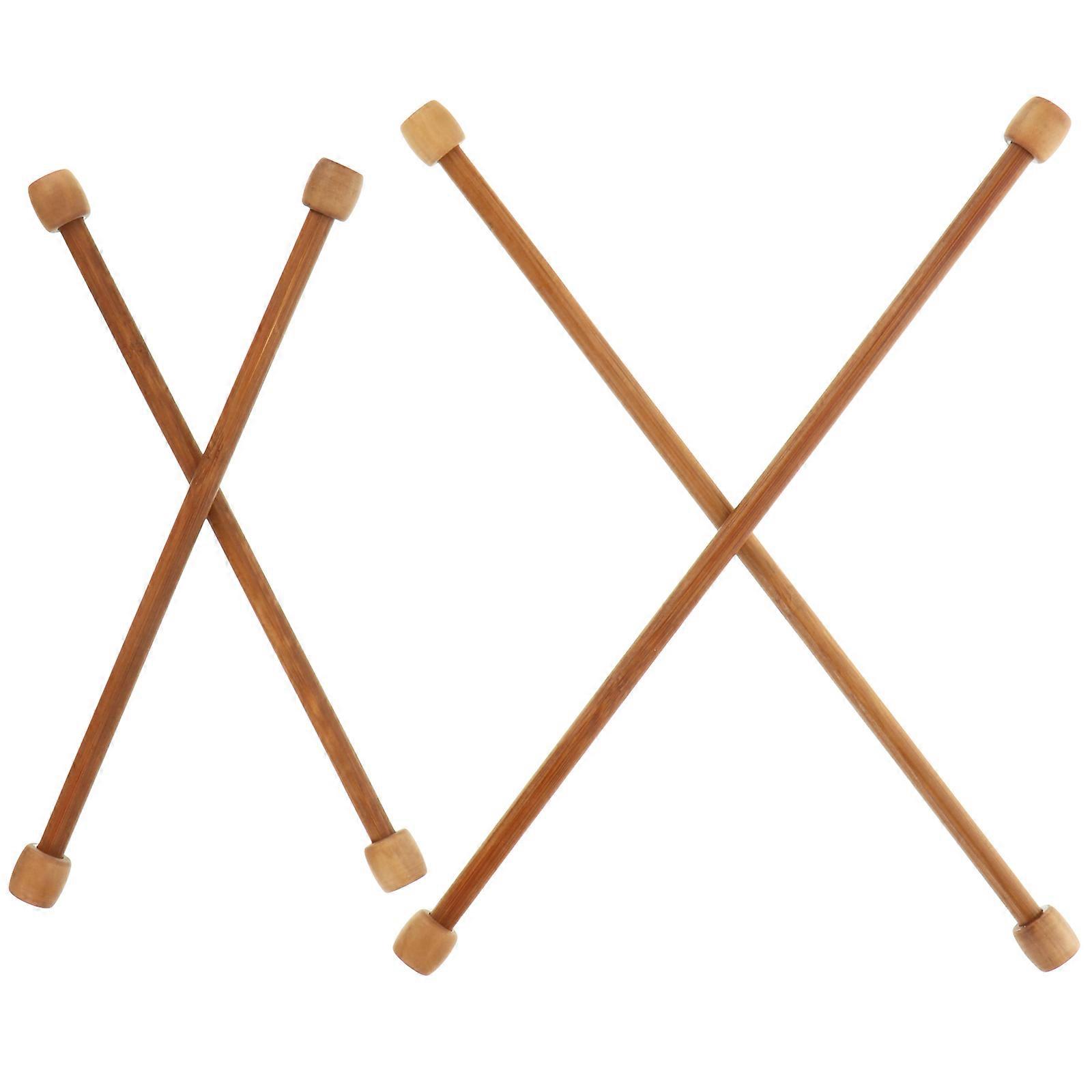 Chocolate Synthetic Tapestry Poles for DIY Use Set of 4 Smooth and Natural Sticks