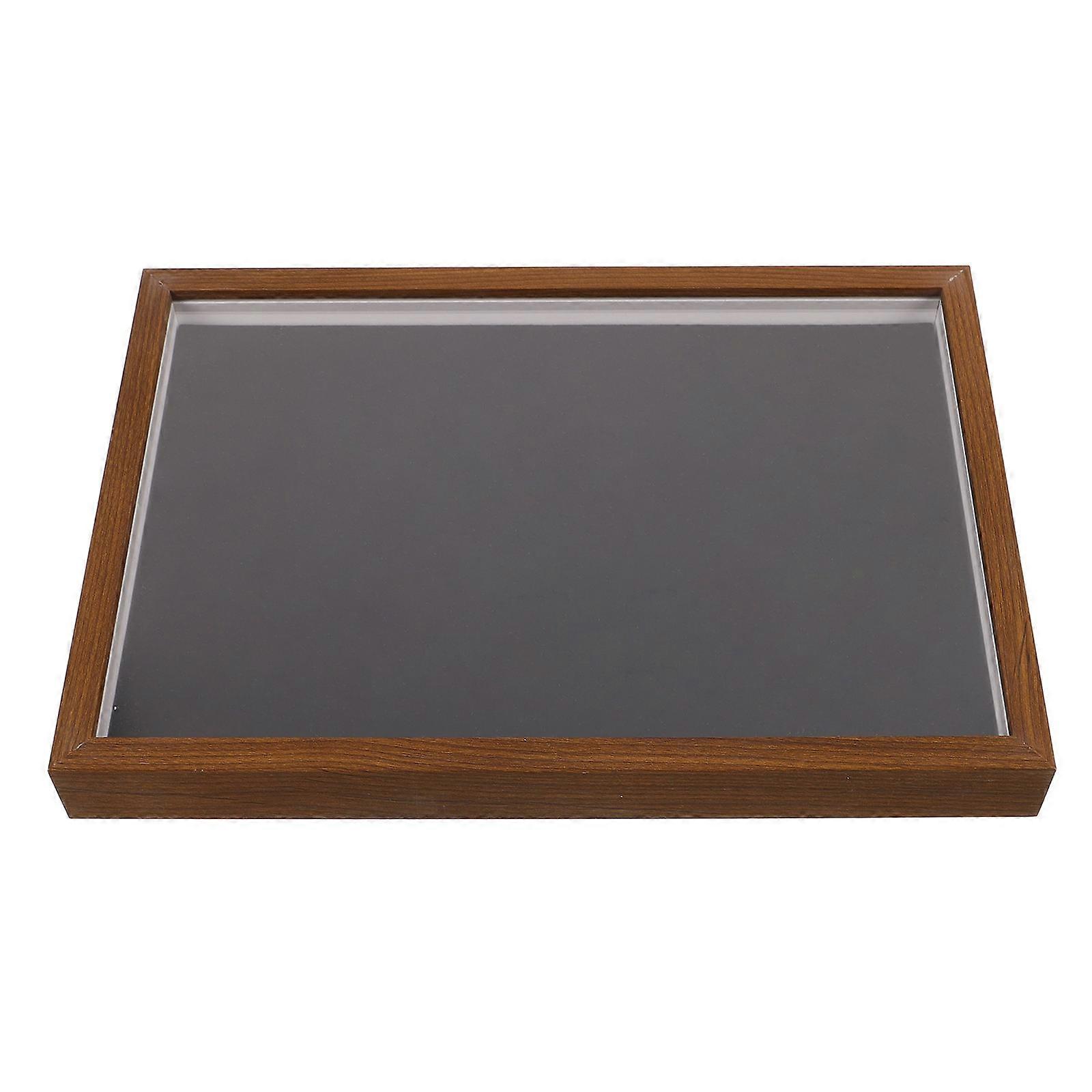 Transparent Badge Storage Box for Displaying Brooches Organizer