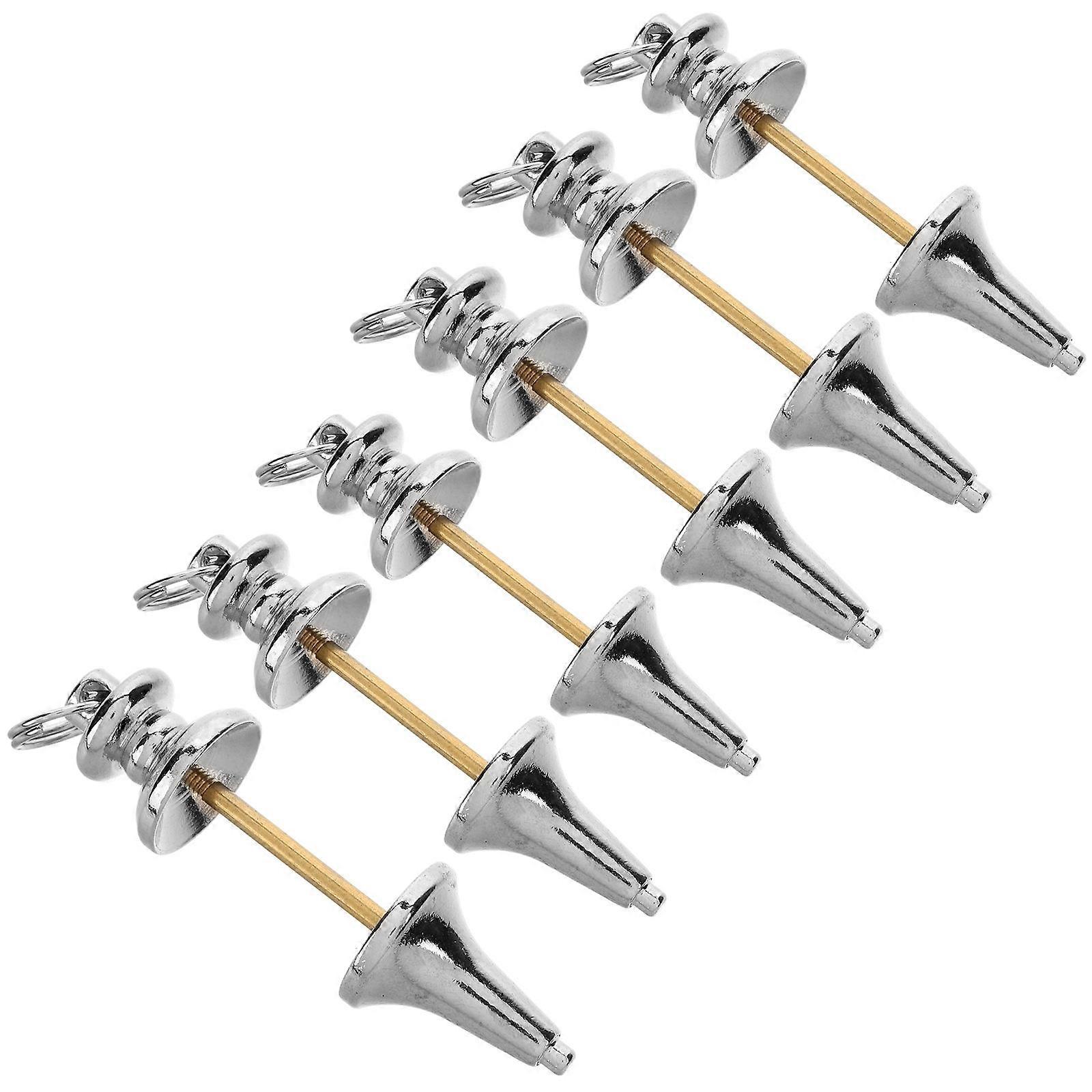 Copper Dowsing Pendulum Pendant for Spiritual Use 6Pcs