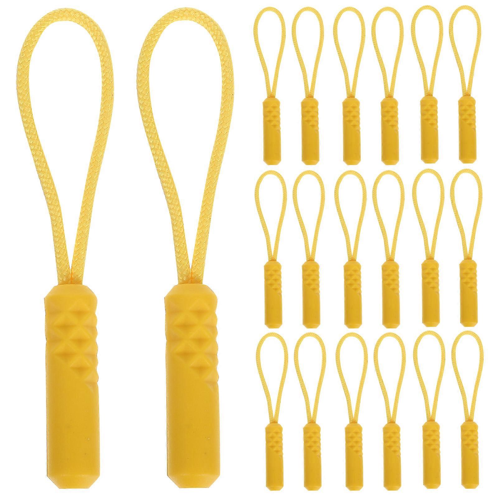 Clothes Repair Pull Tabs Cylinder Head Zipper Puller 60Pcs for DIY Use