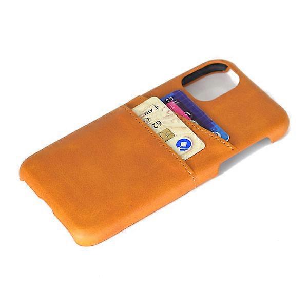 Compatible with iPhone 14 - Case with Card Holder Light Brown