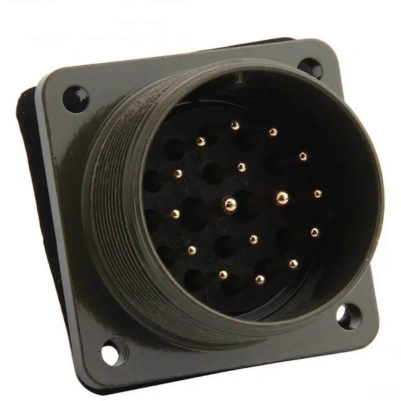 5015 16‑Pin MIL‑Spec Circular Connector MS3106 24‑7S to MS3102 24‑7P Quick Plug‑in