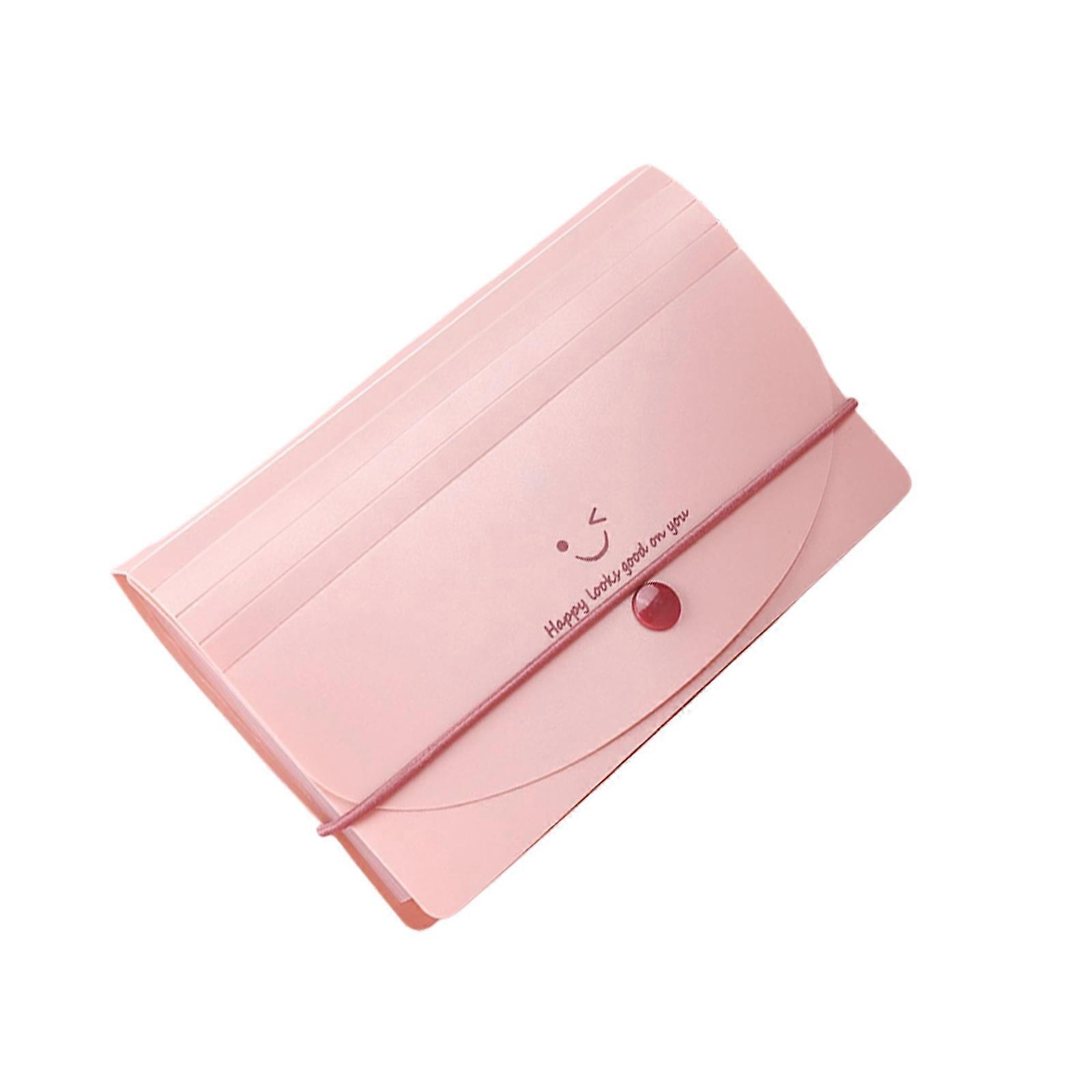 13 Compartments File Organiser Expandable Receipts Organiser Case with Elastic String Closure 7x4.5Inch for Home Office  Purple