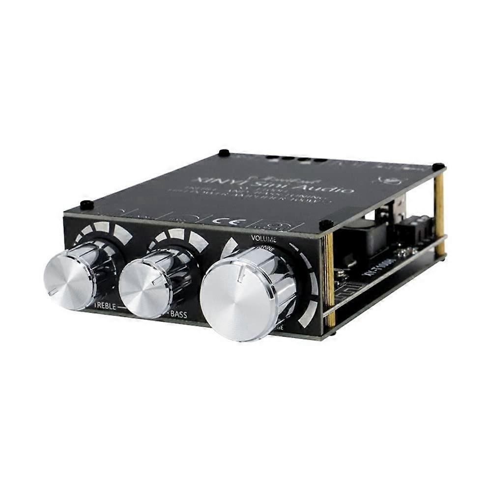 XYT100H Bluetooth 5.0 TPA3116D2 Digital Amplifier Board 100W x 2 Stereo HiFi Audio Module Front  Adjustment