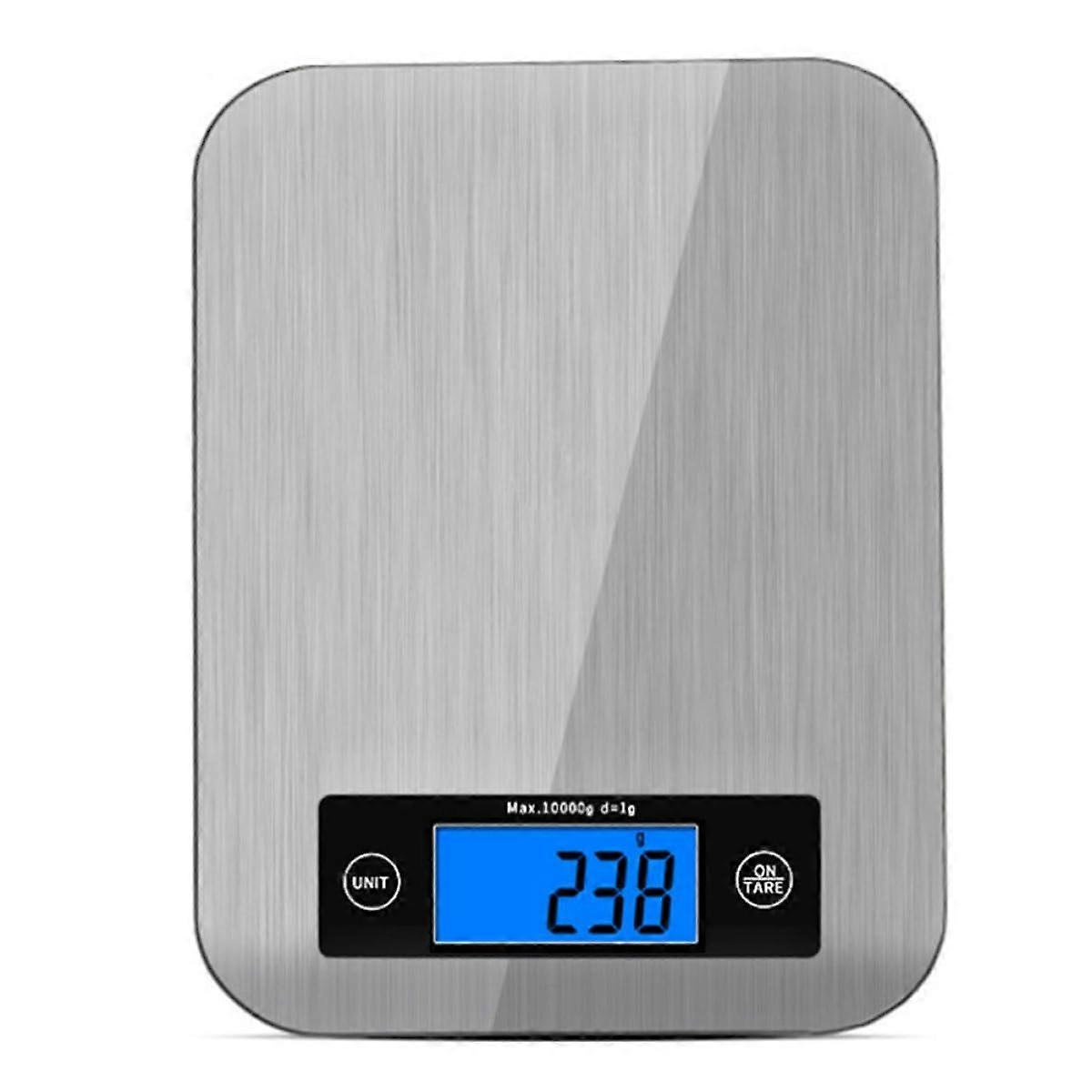 Digital Kitchen Scale  Precision Stainless Steel with Tare and LCD for Cooking and Baking