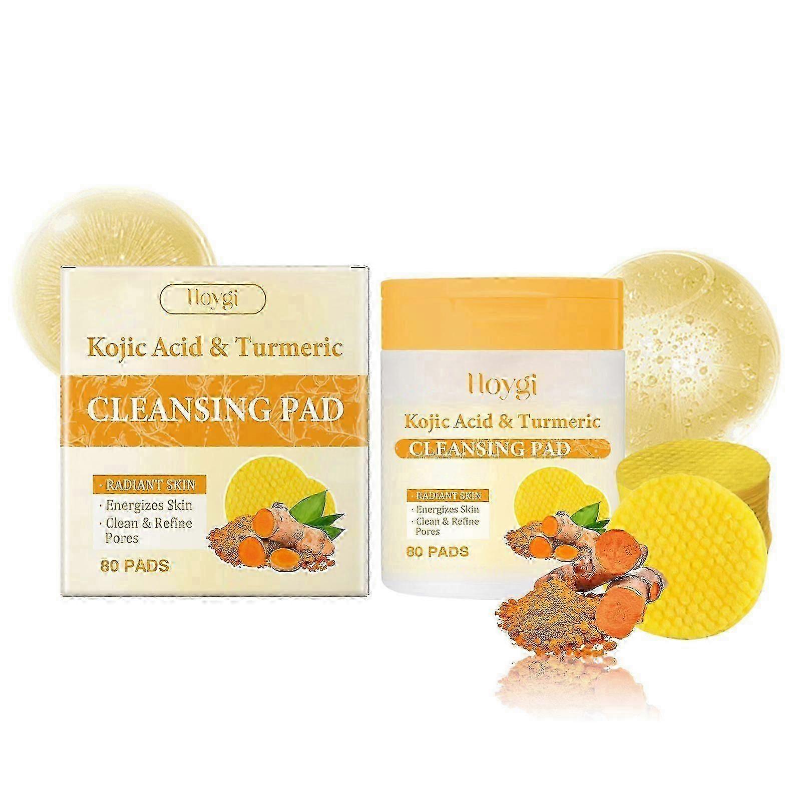 Curcumic Acid Cleaning Cotton Pads