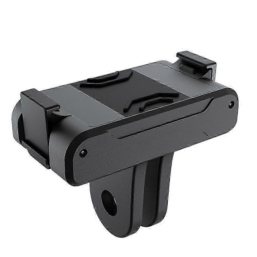 Magnetic Adapter Mount for DJI Action 3, Heavy Duty 180 Degree Free Rotating Action Camera Adapter, Anti-attachment Grips, Adapter with Screws 25-26