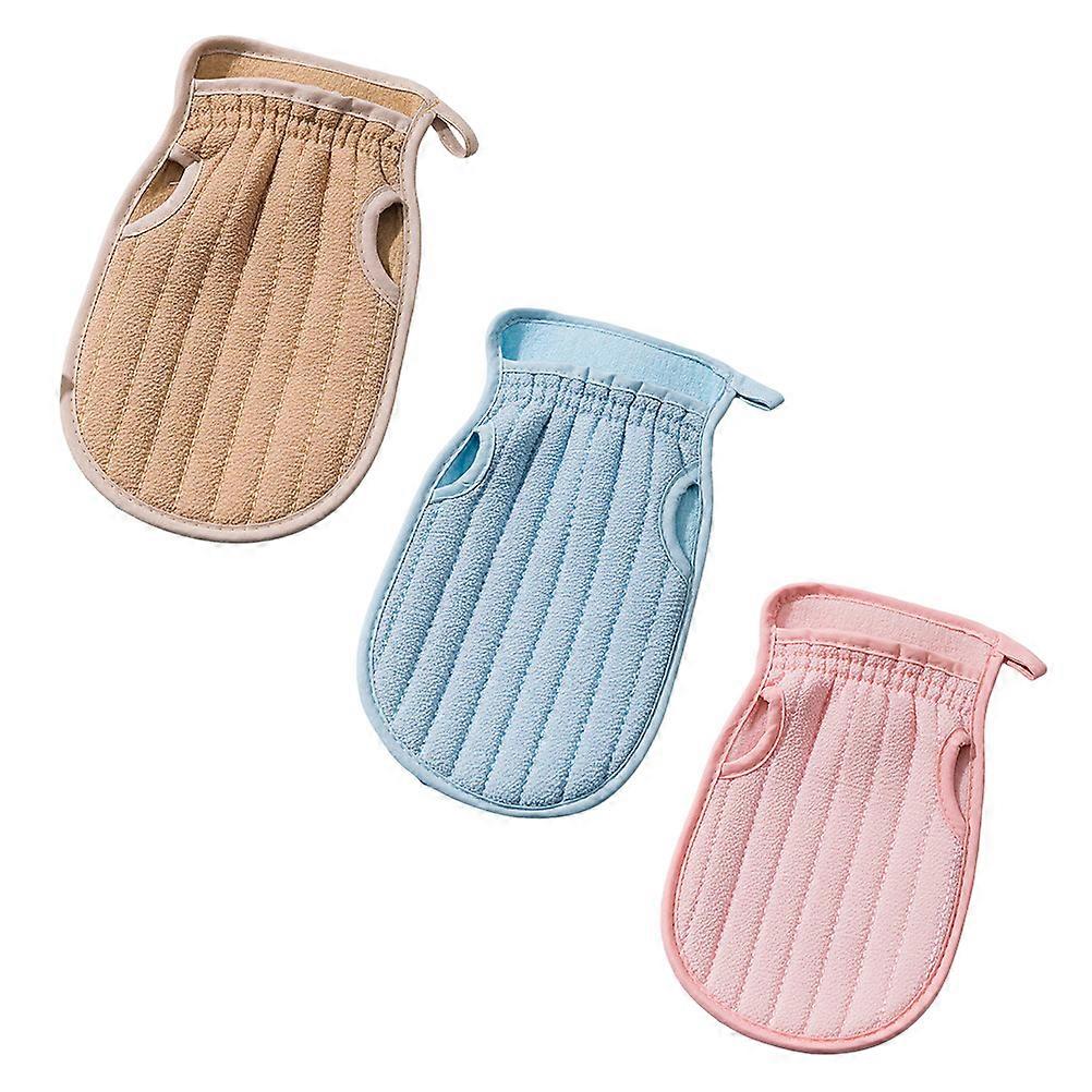 Home Use Bath Skin Cleaning Tool Bath Mitt Dual-Sided 6Pcs
