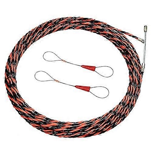 Wire Pulling Tool 50M with Flexible Leader Wire and 360° Rotating Head for Electrical Installation